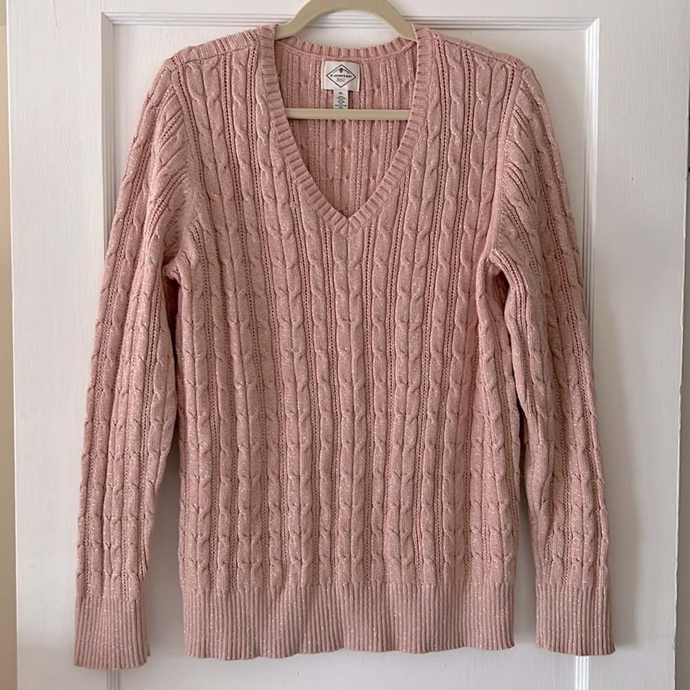 St. John’s Bay Cable Knit Sweater. XL